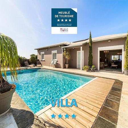 Villa Avec Piscine Vue Mer Et Montagne, En Pleine Nature Saint-Joseph Exterior foto