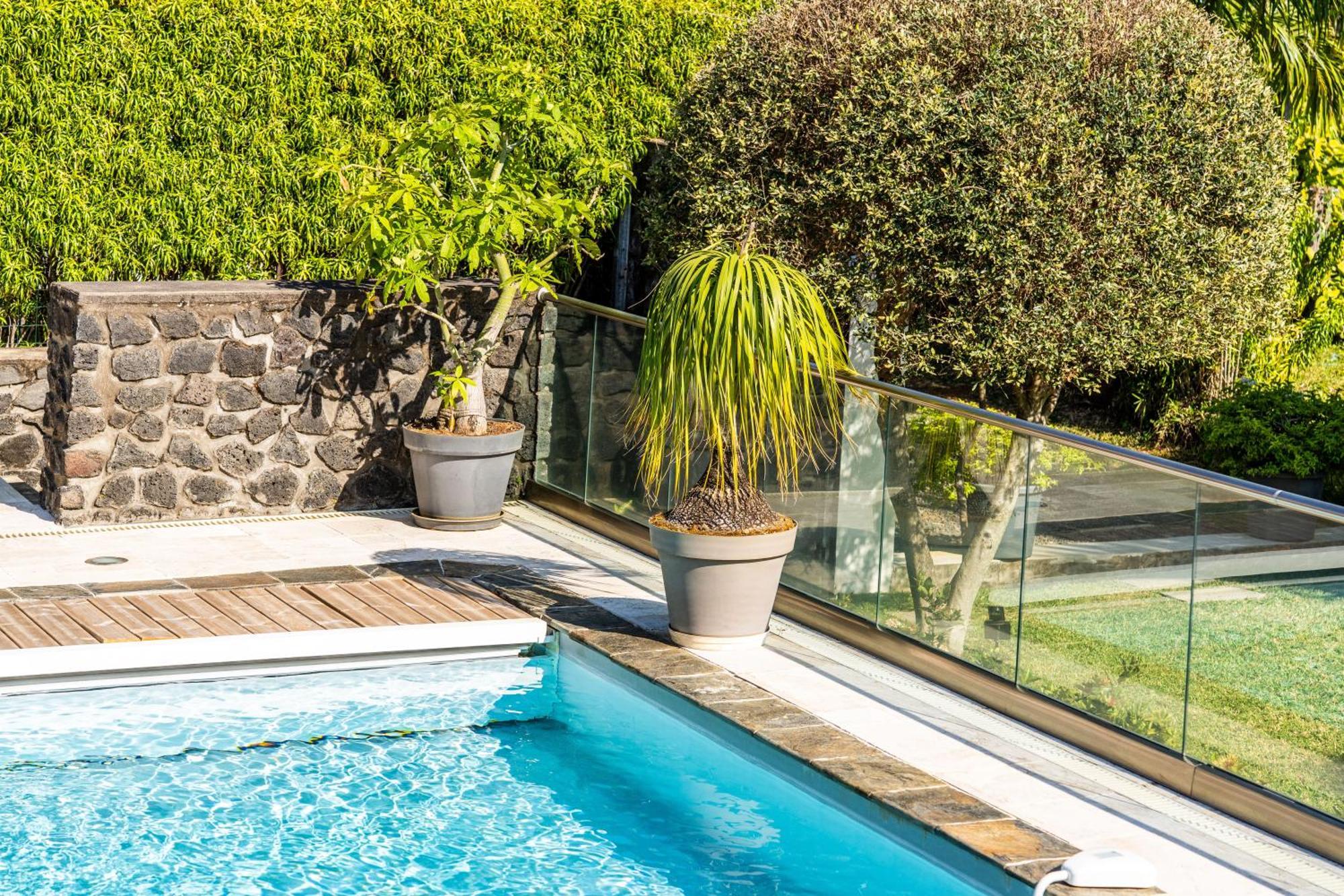 Villa Avec Piscine Vue Mer Et Montagne, En Pleine Nature Saint-Joseph Exterior foto